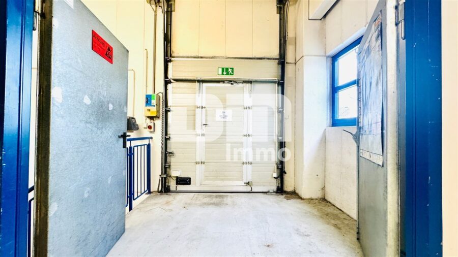 Vielseitiger Gewerbekomplex Halle + Büro / Freifläche - Top Infrastruktur direkt am A44 / A49 Kreuz - EG Haupthalle Zufahrt 2